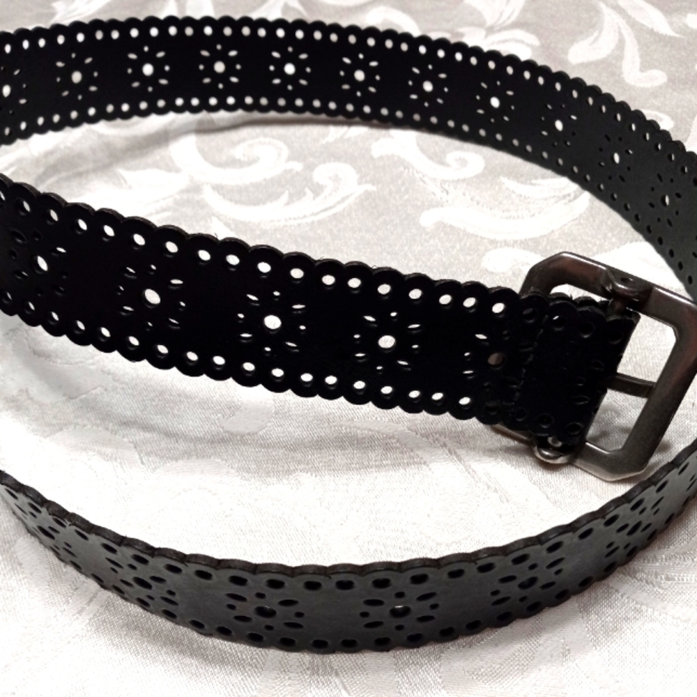 Black Leather Belt